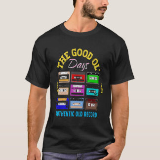 T-shirt Cassette Colorée vintage Bandes Fans De Musique Et