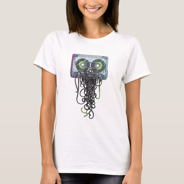 T-shirt Cassette de Mémoires Emmêlés (Devant)
