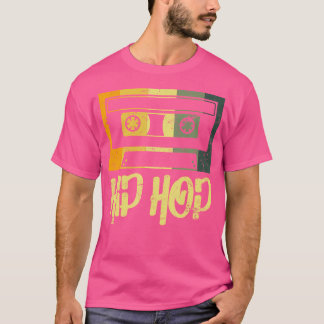 T-shirt Cassette de musique Hip hop des années 90