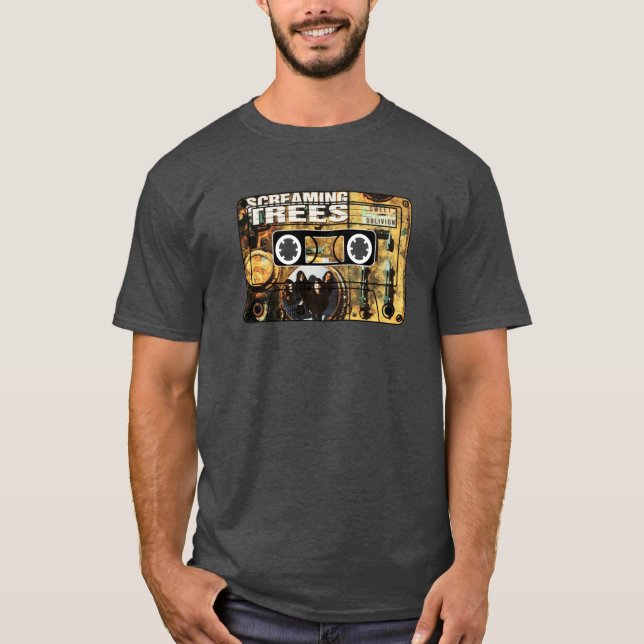 T-shirt cassette de SCREAMINGREES drôle (Devant)