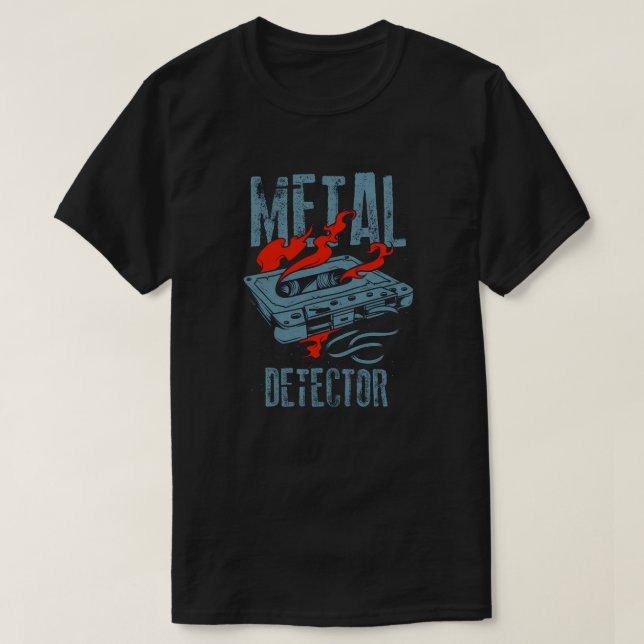 T-shirt Cassette Détecteur de Métaux (Design devant)