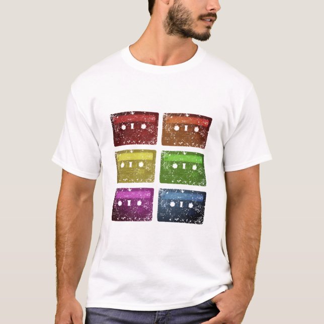 T-shirt Cassette, je suis cette vieille (Devant)