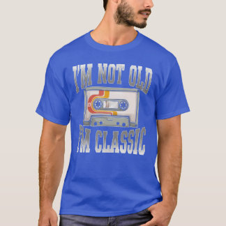 T-shirt Cassette Musicale Rock Vintage Voitures Classiques