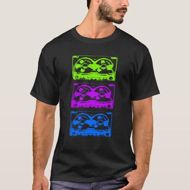 T-shirt Cassette Rétro (Devant)
