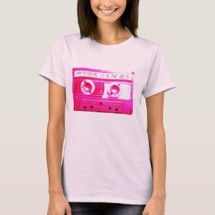 T-shirt Cassette Rose.