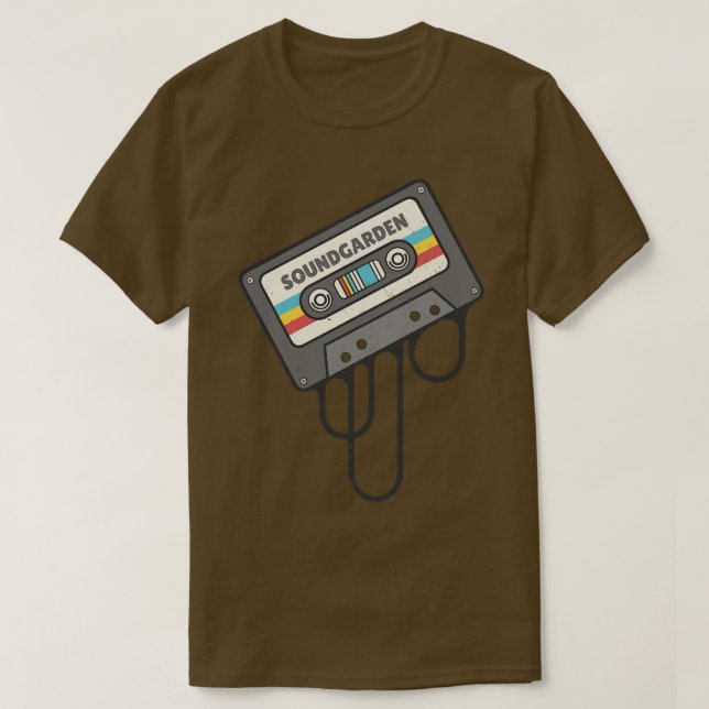 T-shirt Cassette Soundgarden Rétro (Design devant)