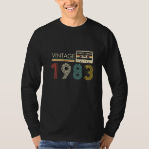 T-shirt Cassette vintage 1983