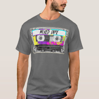 T-shirt Cassette vintage - Crayon 70's 80's 90's Music