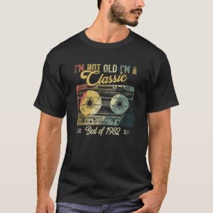 T-shirt Cassette vintage Pas Vieille Je suis Un Classique