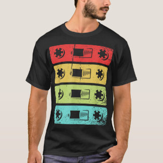 T-shirt Cassette vintage Retro Music Rap Hip hop Fabriqué 