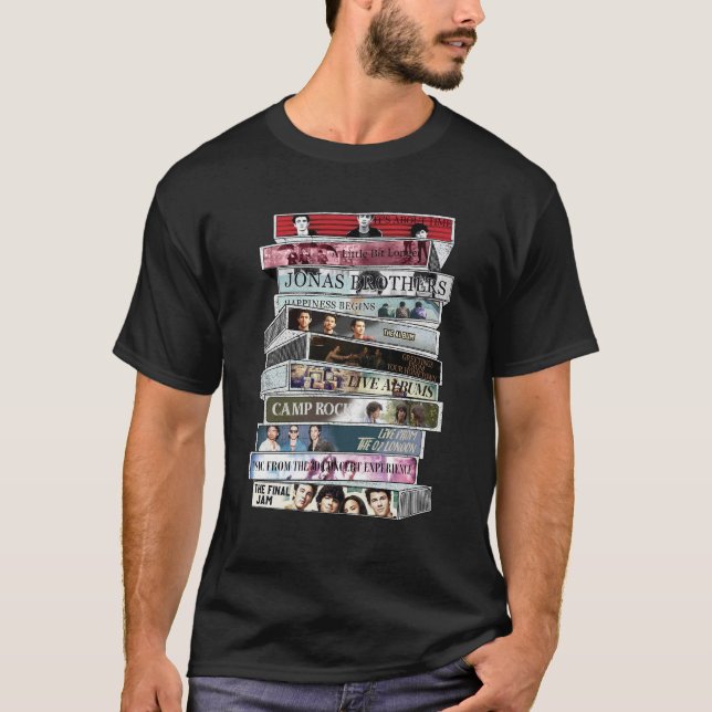 T-shirt Cassettes Jonas Brothers (Devant)