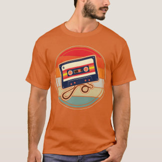 T-shirt Cassettes Rétro Mitape 80s 90s famille