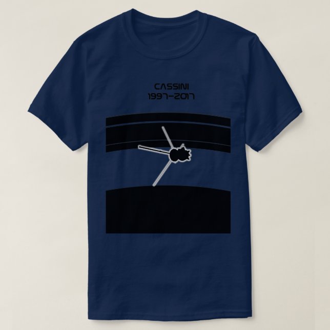 T-shirt Cassini Grand Finale Objets commémoratifs (Design devant)
