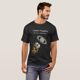 T-shirt Cassini Huygens Mission 20 ans à Saturne