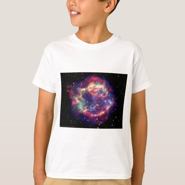 T-shirt Cassiopée A Supernova ... La mort devient elle (Devant)