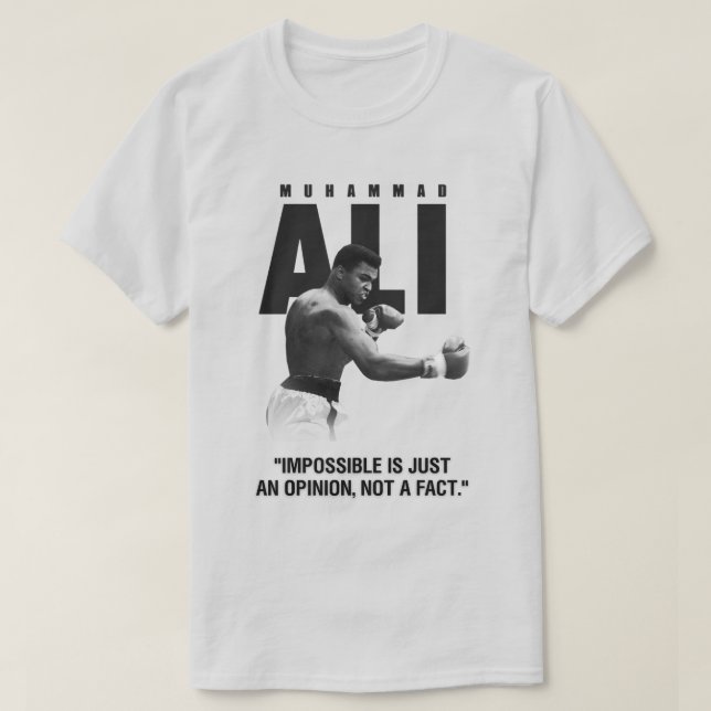 T-shirt Cassius Marcellus Clay Jr. (Design devant)