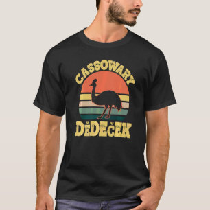 T-shirt Cassowary Grand-père Tchéquie Mignon Casso