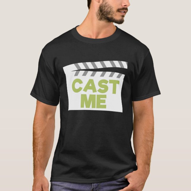 T-shirt Cast Me Actrice Théâtre I Actor (Devant)
