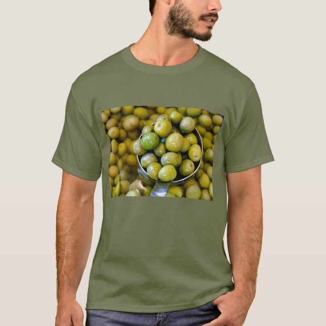 T-shirt Castelvetrano Olives vertes douces (Devant)