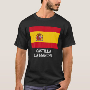 T-shirt Castilla-La Mancha Espagne Drapeau Emblem Escudo B