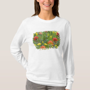 T-shirt Castilleja et biscuitroot fleurs sauvages