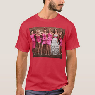 T-shirt Casting de Demoiselles d'honneur Rétro vintage