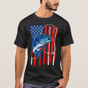 T-shirt Casting pour la liberté : Autocollant de pêche pan