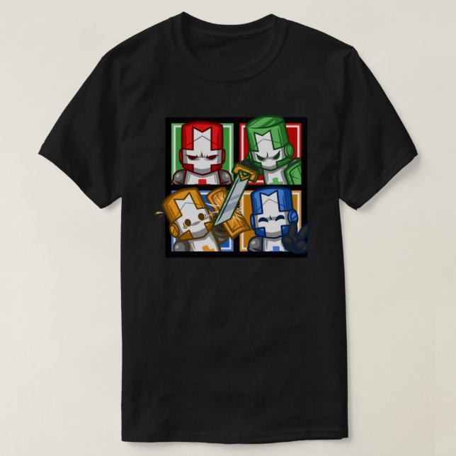 T-shirt Castle Crashers Quatre Carrés Essential T-Shirt.pn (Design devant)