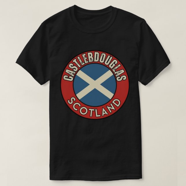 T-shirt Castle Douglas, Écosse (Design devant)