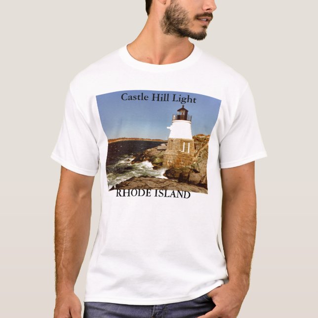 T-shirt Castle Hill Light, Rhode Island Shirt (Devant)