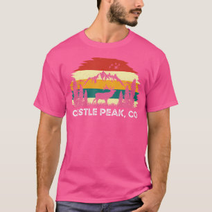 T-shirt Castle Peak Co Mountain Randonnée Nature Camp exté