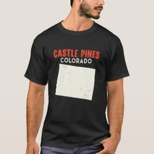 T-shirt Castle Pines Colorado USA State America Travel Col