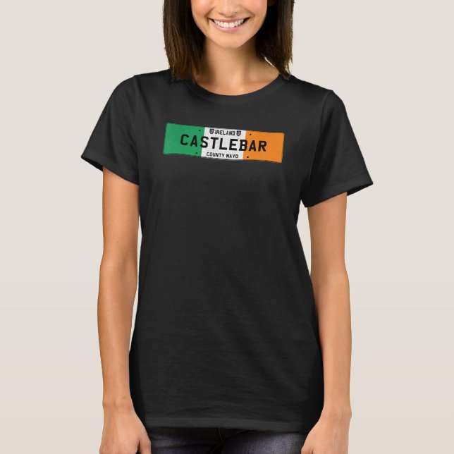 T-shirt Castlebar Irlande (Devant)