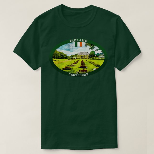 T-shirt Castlebar Irlande Travel (Design devant)