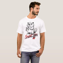 Castor canadien en colère