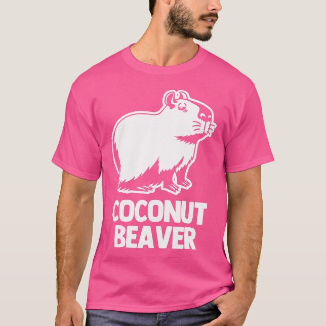 T-shirt Castor De Coco (Capybara) Drôle Dit Sarcastique C (Devant)