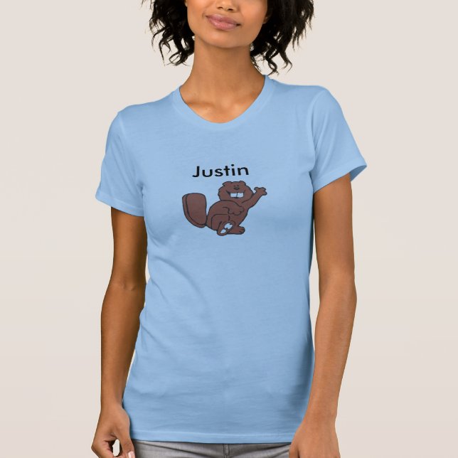 T-shirt Castor de Justin (Devant)