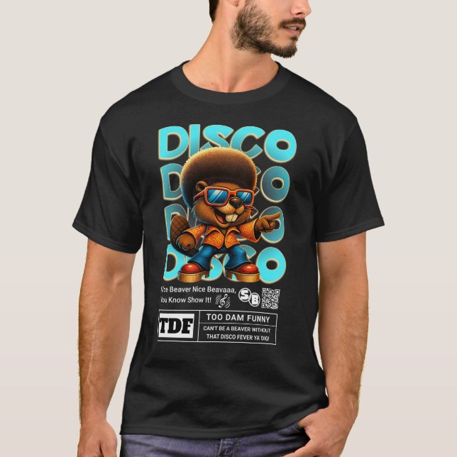T-shirt Castor Disco (Devant)