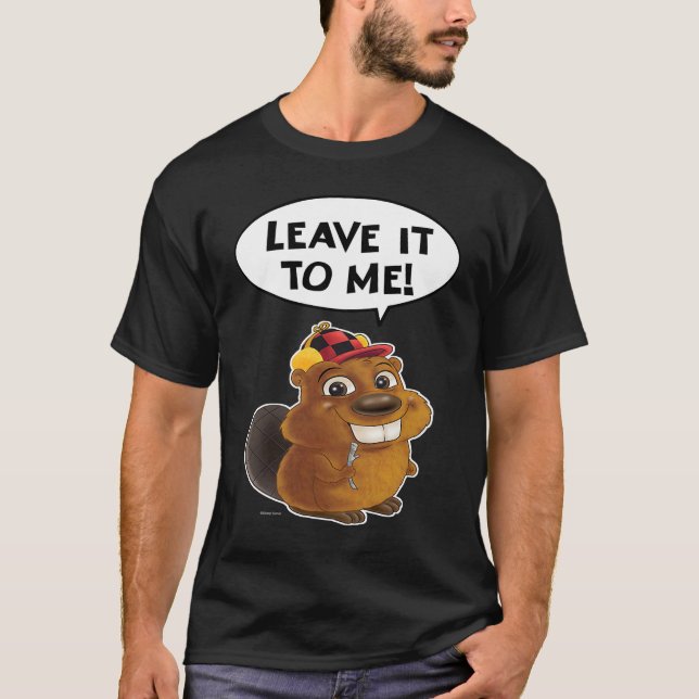 T-shirt Castor Laissez-moi faire (Devant)
