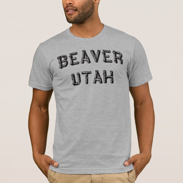 T-shirt Castor Utah (Devant)