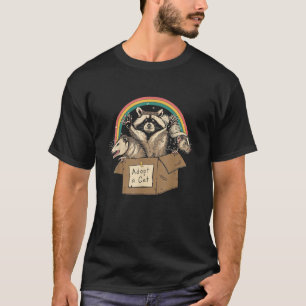 T-shirt Cat Adopt A Cat Possum Raccoons