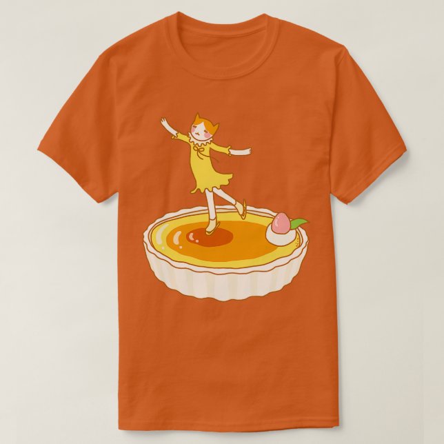 T-shirt Cat amp Creme Brulee (Design devant)