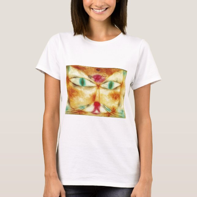 T-shirt Cat and Bird - Paul Klee (Devant)