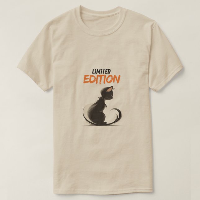 T-shirt Cat arrière (Design devant)