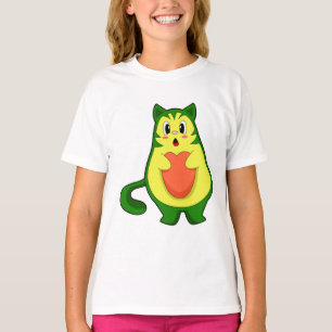 T-shirt Cat Avocado
