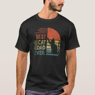T-shirt Cat Best Chat Papa Jamais Avec Mon Chat Daddy