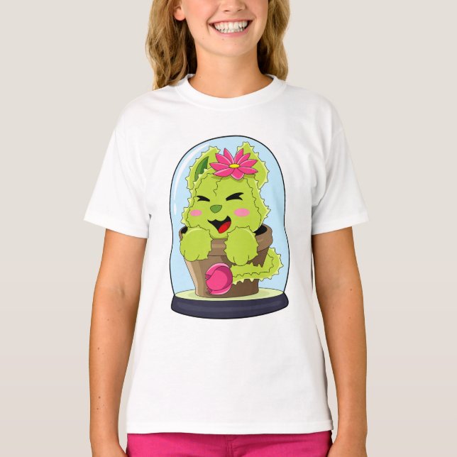 T-shirt Cat Cactus (Devant)