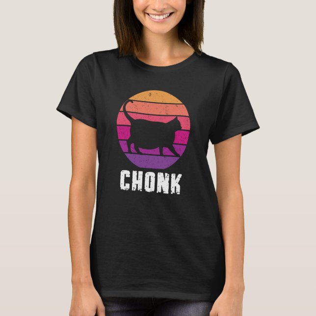 T-shirt Cat Chonk Cats Cat Mom Cat Dad Cat (Devant)
