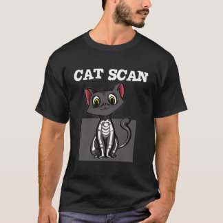 T-shirt Cat Ct Scan Funny Radiologie Technologue Radiologi