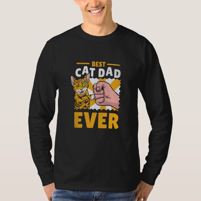 T-shirt Cat dad kittens cats (Devant)